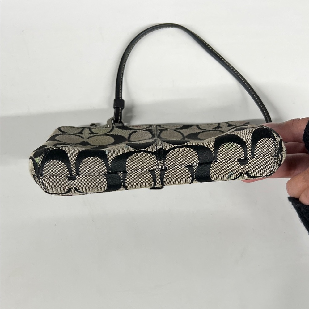 Coach Monogram Turnlock Clutch - Picture 6 of 12
